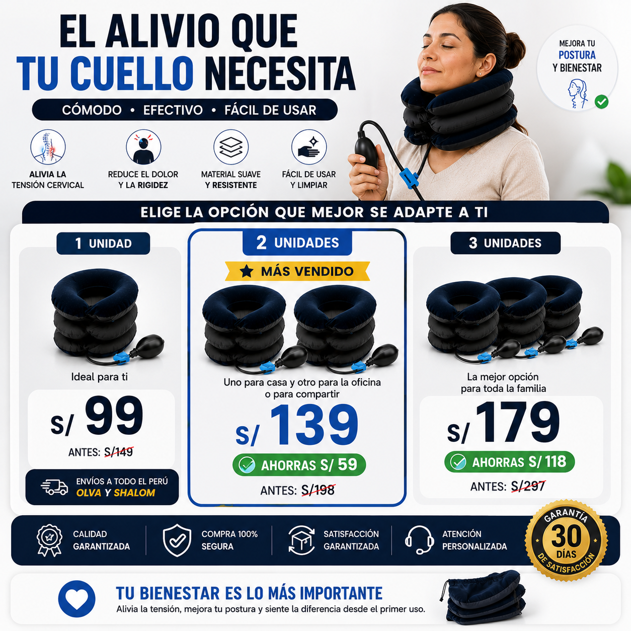 CerviRelax™ - Alivio y comodidad para tu cuello