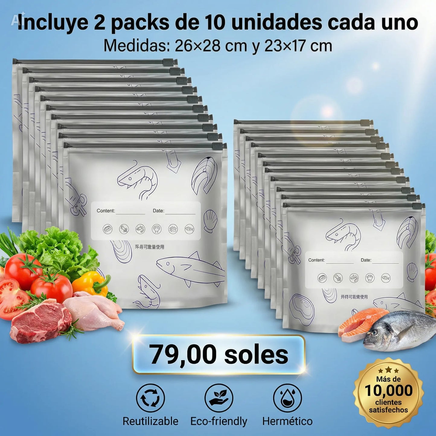 FreshSave Bag™- "Sistema Inteligente de Conservación de Alimentos"