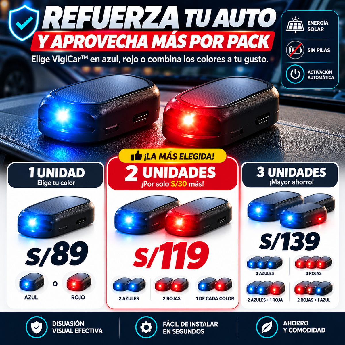 VigiCar™ - Seguridad visible para tu auto ticktock