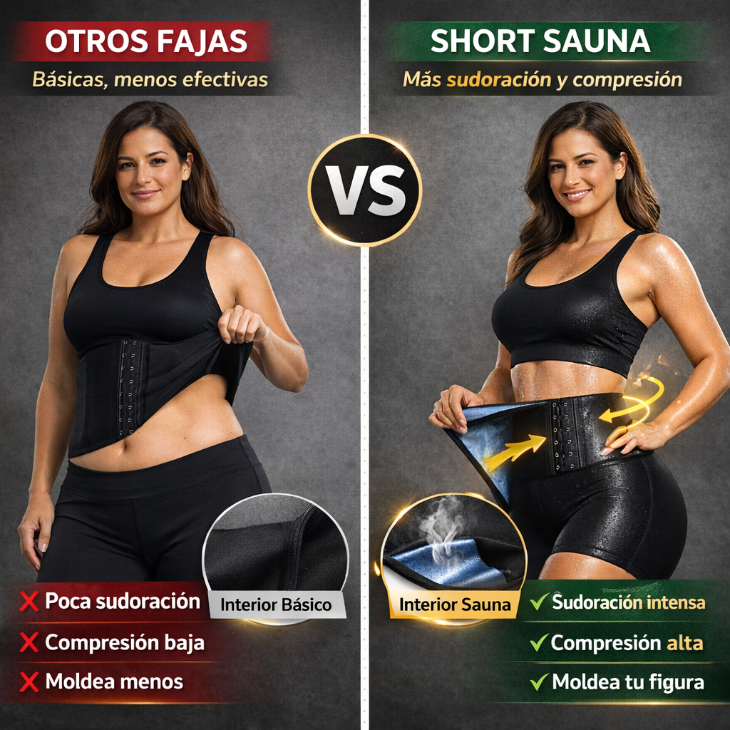 SaunaShape Short - Más sudor, menos cintura