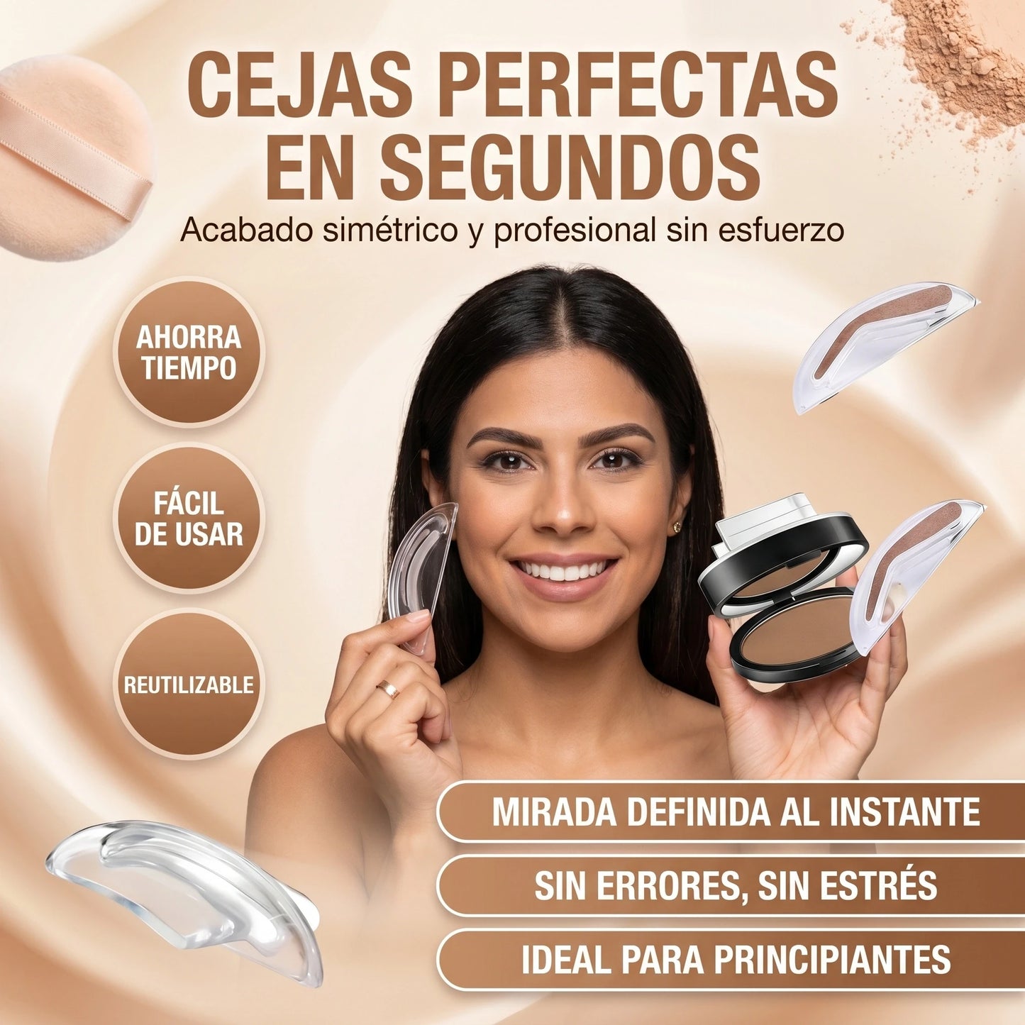 🔥 Cejas Perfect Waterproof -  Maquíllate fácil, rápido y sin errores