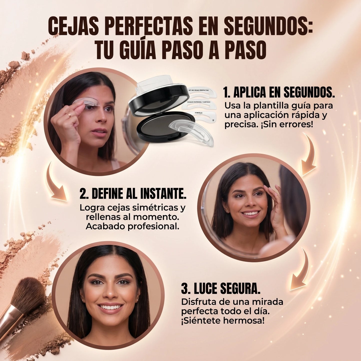 🔥 Cejas Perfect Waterproof -  Maquíllate fácil, rápido y sin errores