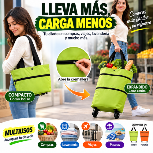 FlexiCart™ – Bolso Multiuso Expandible 2 en 1