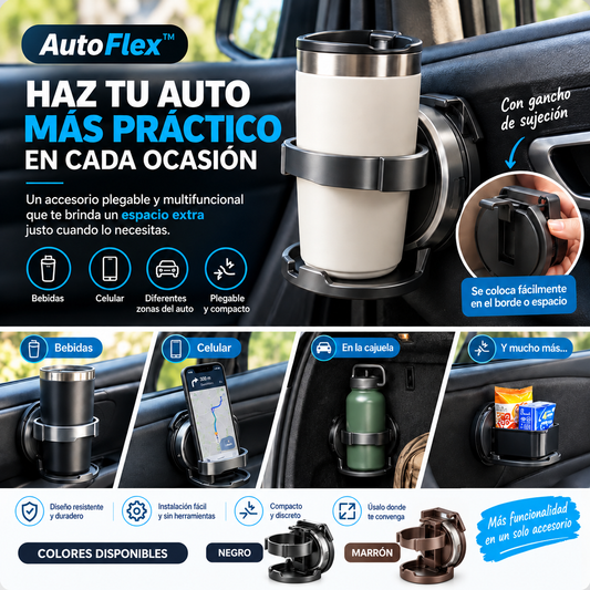 AutoFlex™- Soporte plegable y multifuncional