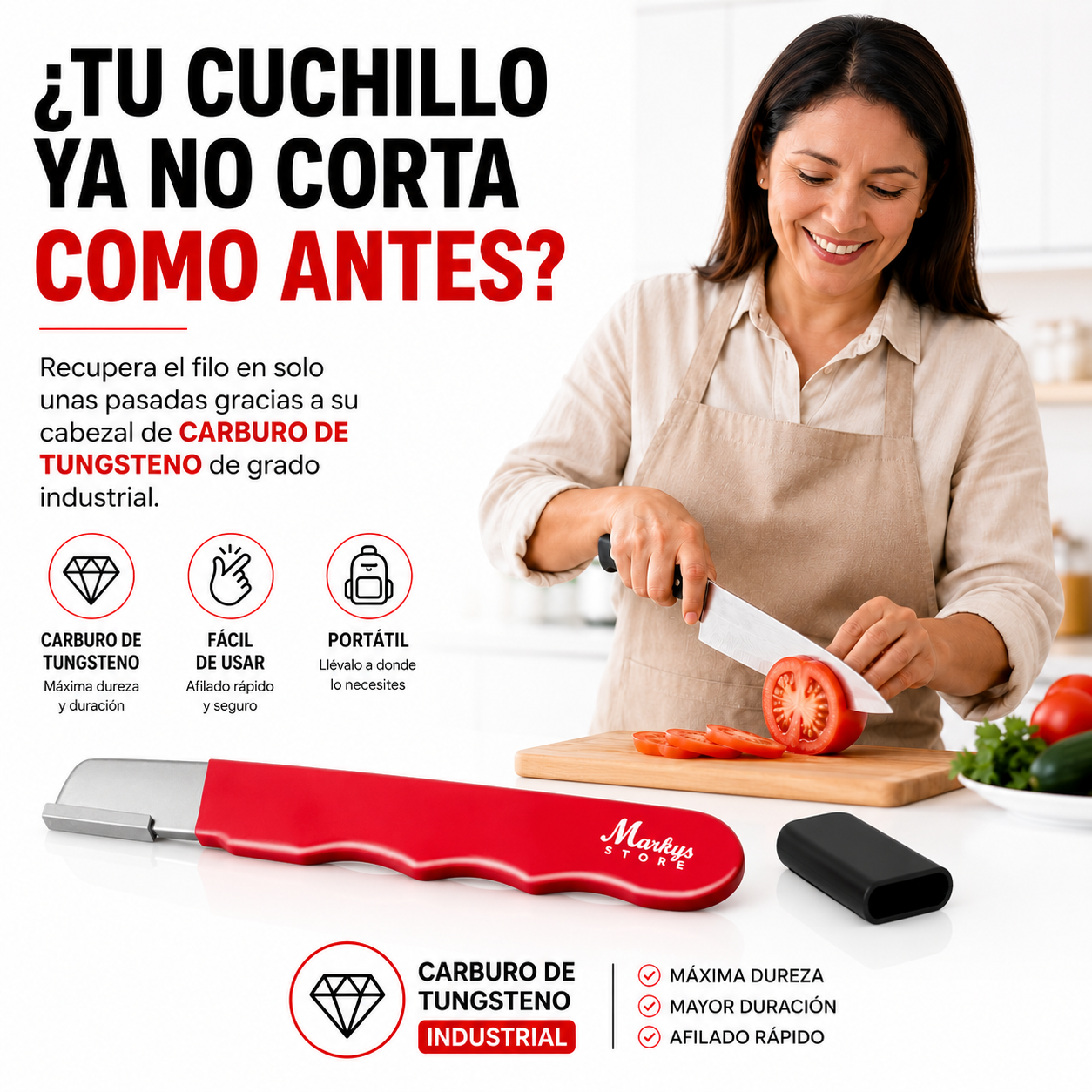 FiloMax Pro™-Afilador Multiusos de Carburo de Tungsteno