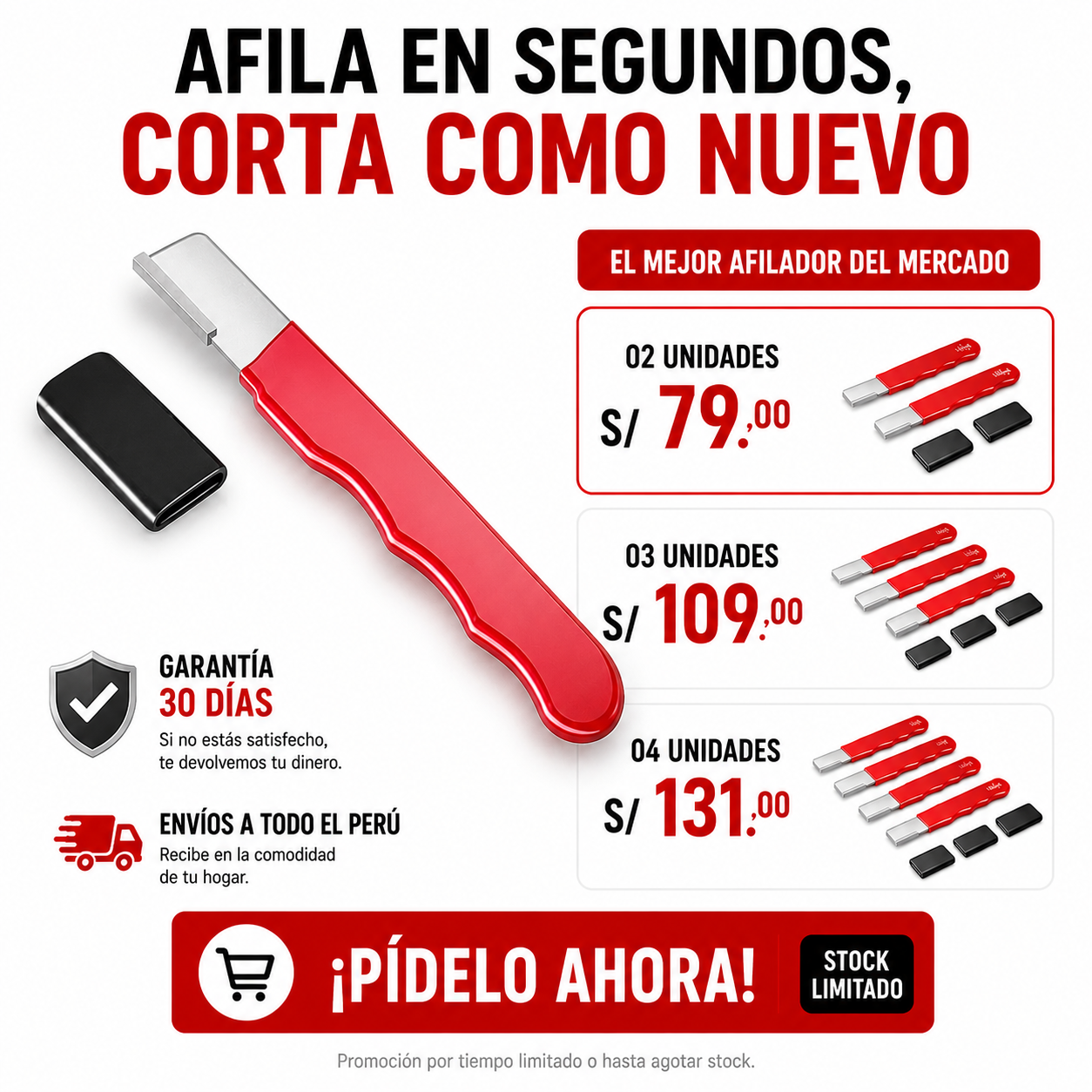 FiloMax Pro™-Afilador Multiusos de Carburo de Tungsteno