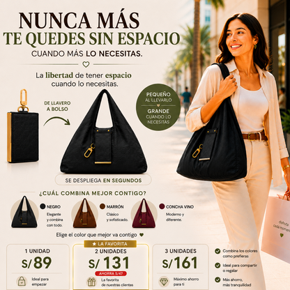 SnapBag™- La libertad de tener espacio cuando lo necesitas..