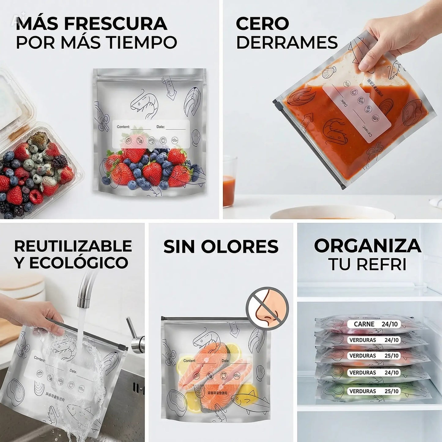 FreshSave Bag™- "Sistema Inteligente de Conservación de Alimentos"