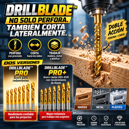DRILLBLADE™ – Set de Brocas Multifunción de Corte Lateral tiktok