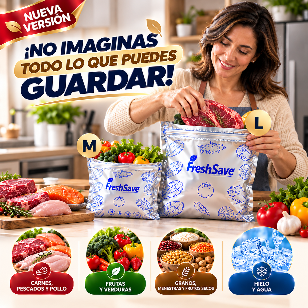 FreshSave™ Plus | Bolsas Herméticas Premium