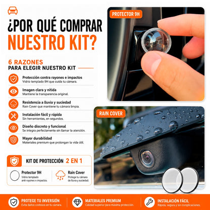 🚗 VisionShield 360 - Kit de Protección Inteligente para Cámara de Auto”
