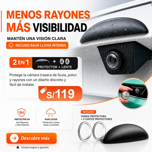 🚗 VisionShield 360 - Kit de Protección Inteligente para Cámara de Auto”