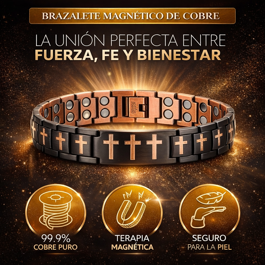 AUREX™ Pulsera Magnética de Cobre