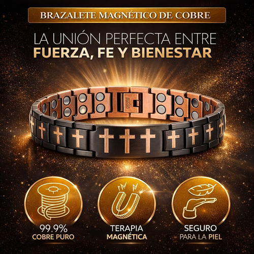 AUREX™ Pulsera Magnética de Cobre
