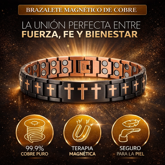 AUREX™ Pulsera Magnética de Cobre