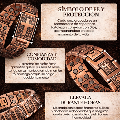 AUREX™ Pulsera Magnética de Cobre