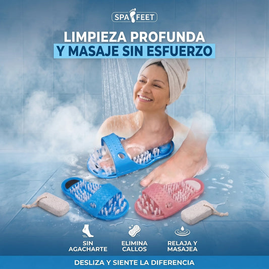 SafeStep Spa™ - Limpia, Masajea, Relaja.