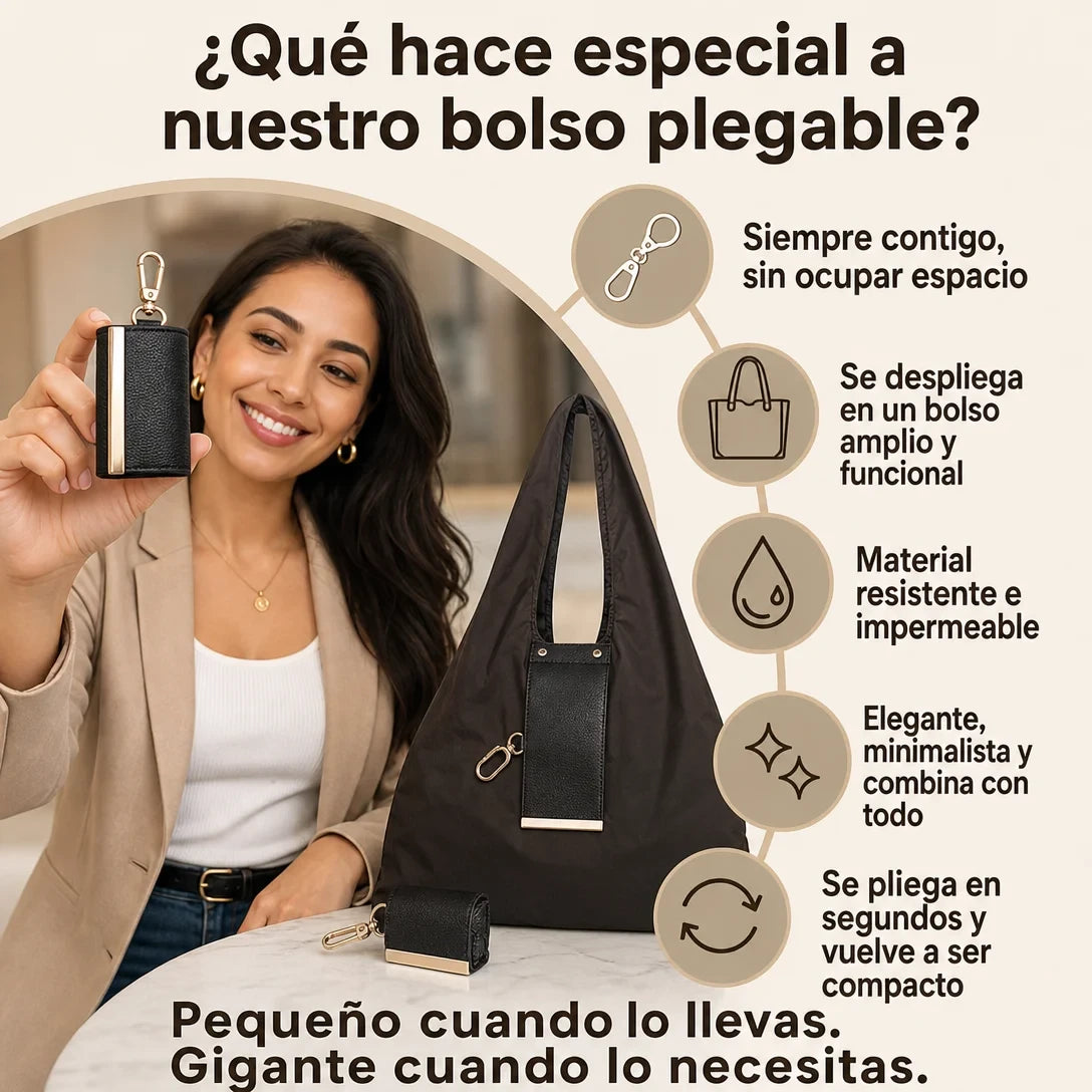 SnapBag™- Pequeño al llevarlo, grande cuando lo necesitas.
