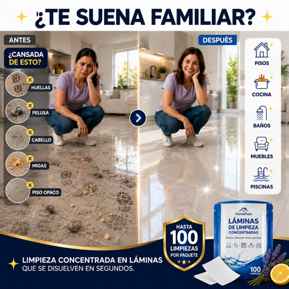 BrilloMax™ - Limpieza concentradas en láminas.