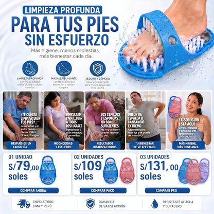 SafeStep Spa™ - Limpia, Masajea, Relaja.