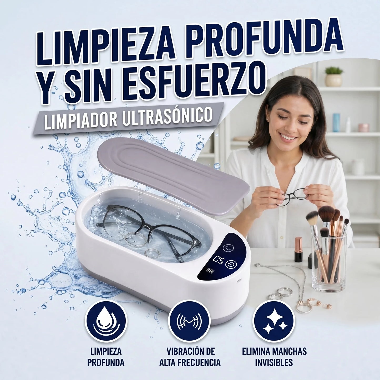 PureZone Pro™-Limpiador ultrasónico