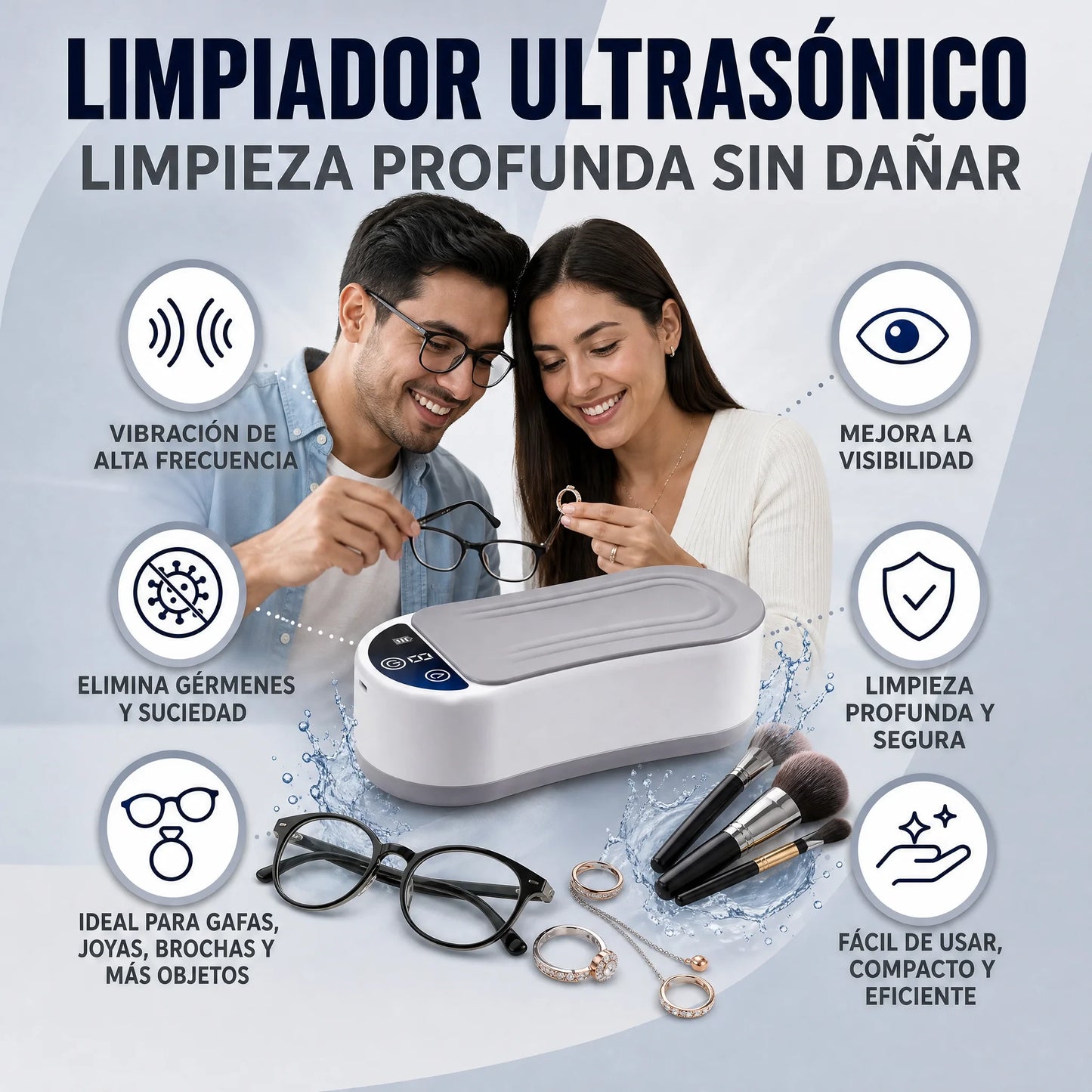 PureZone Pro™-Limpiador ultrasónico
